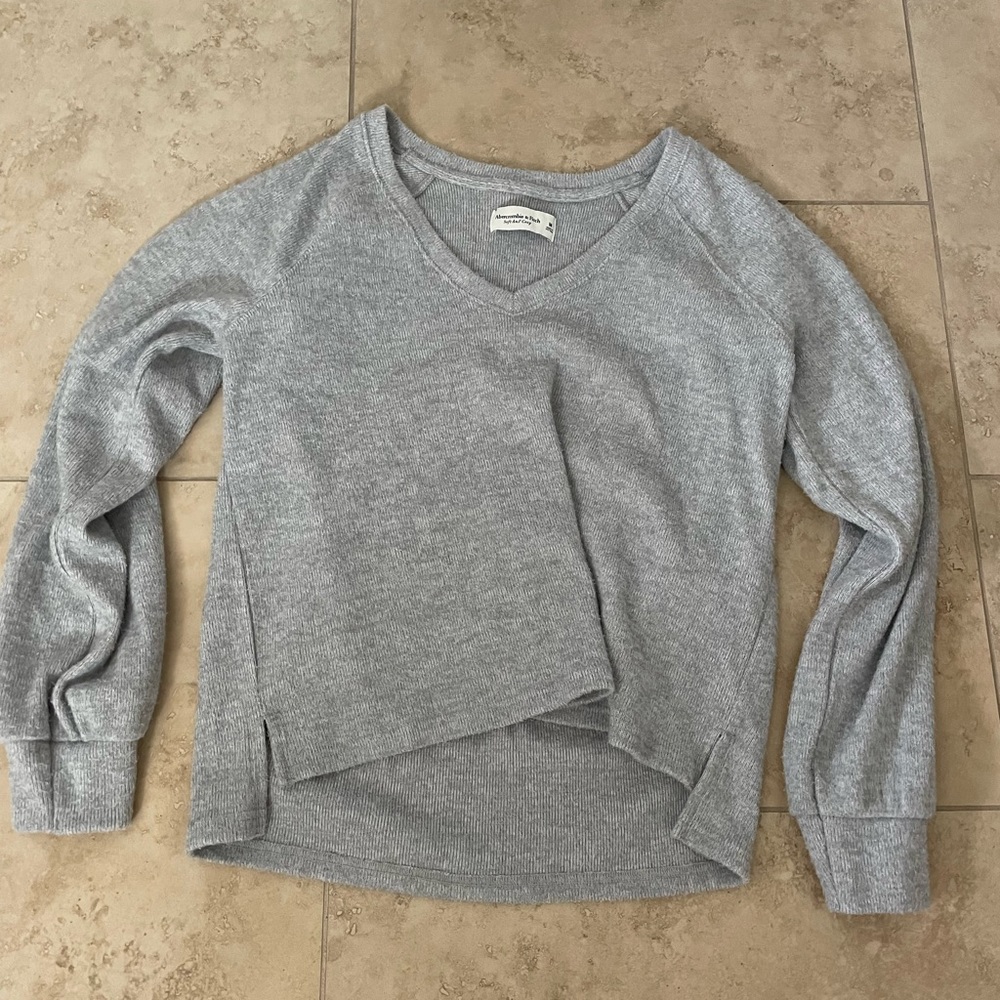 Abercrombie Soft AF Grey Sweater